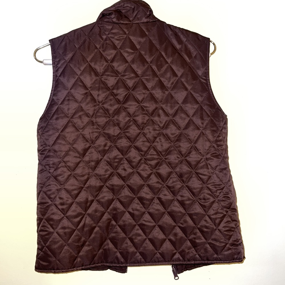 J. Mclaughlin Quilted Polyester Reversible Vest - image 2